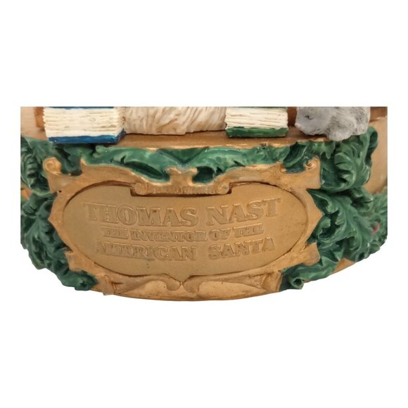 Thomas Nast Inventor Of The American Santa Musical 1992 Christmas Streets Vtg - Picture 11 of 16